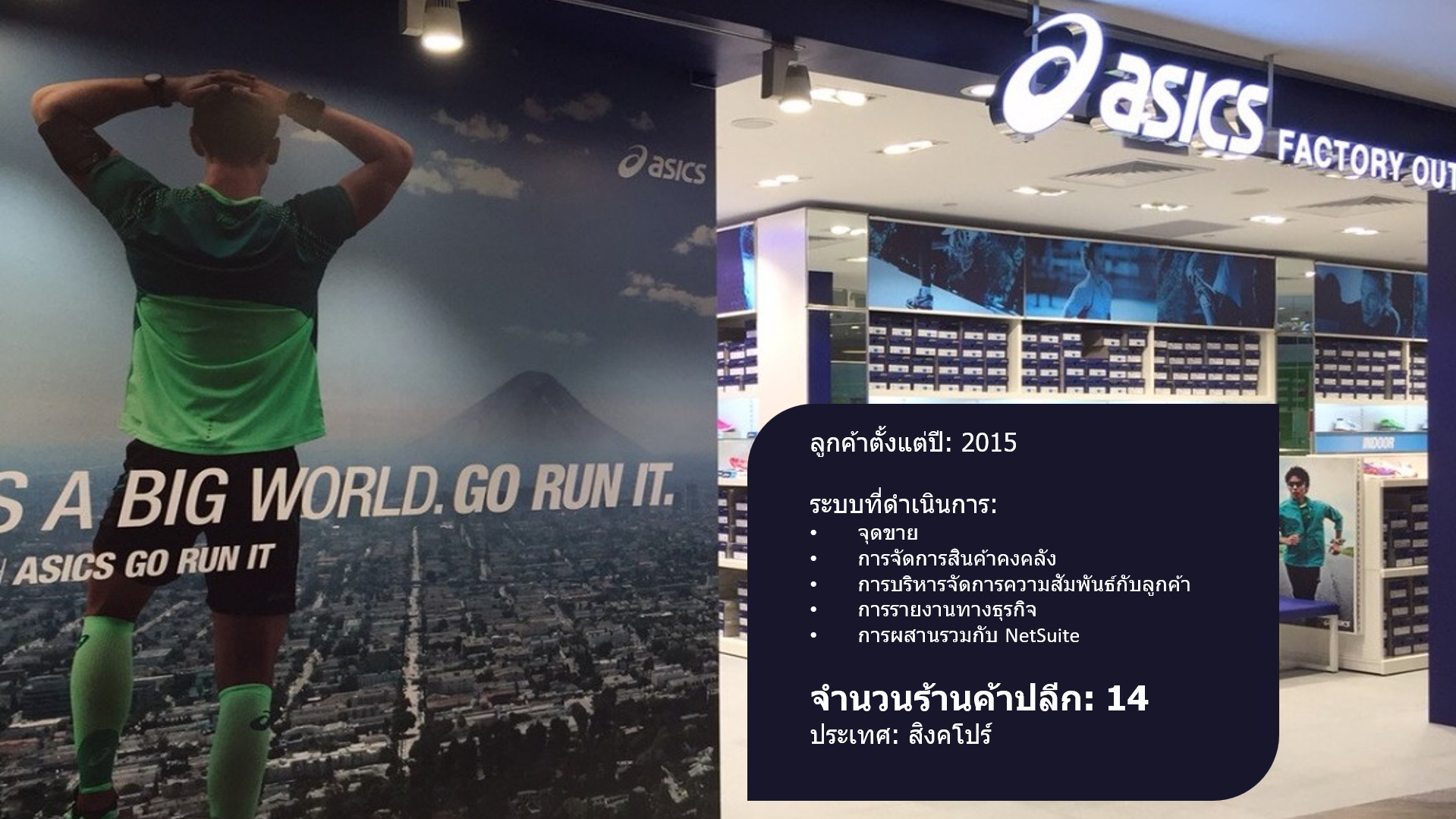 Asics case study Thailand