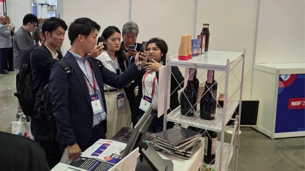 Cegid Retail POS demonstration by Integrated Retail at NRF APAC 2025, best pos system for retail stores​