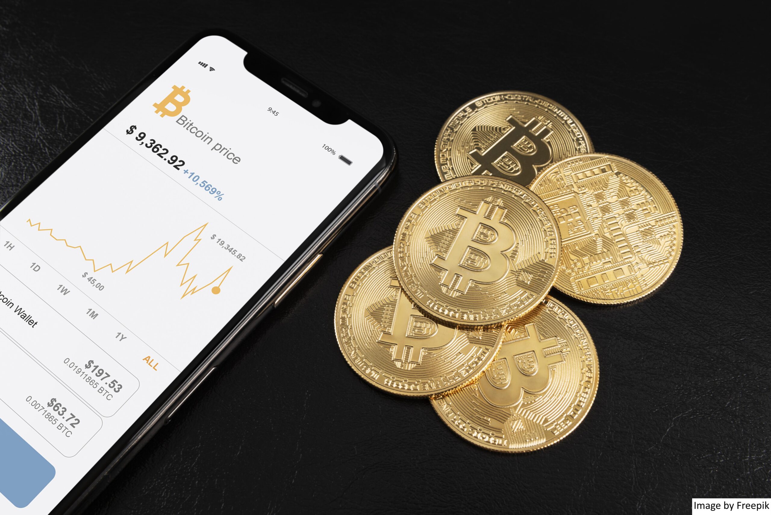 An image showing Bitcoin as one of the possible cryptocurrency payments in retail 