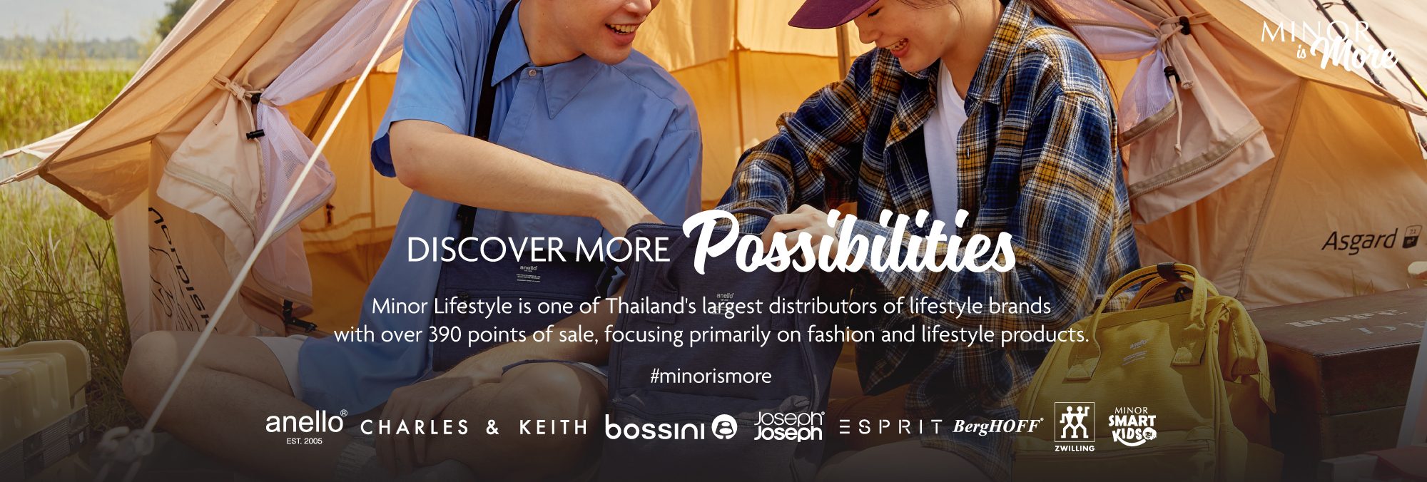 Minor Lifestyle brand campaign banner